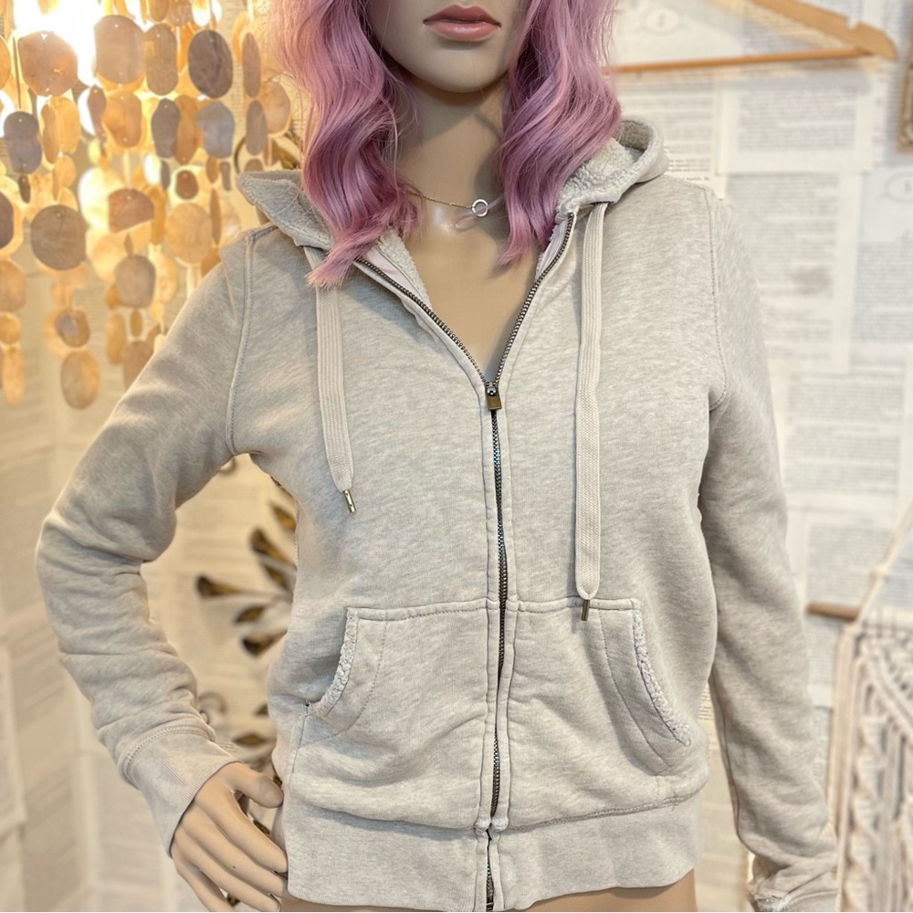 J Crew Vintage Fleece Jacket Sz S